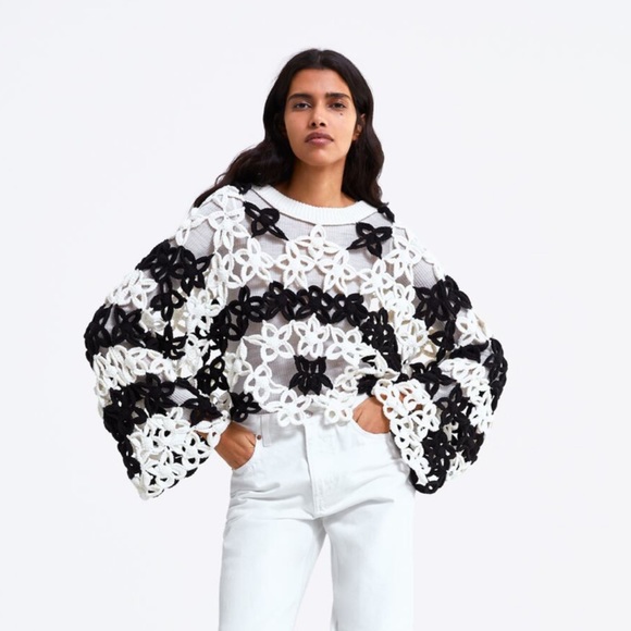 Zara Tops Zara Limited Edition Crocheted Top Poshmark